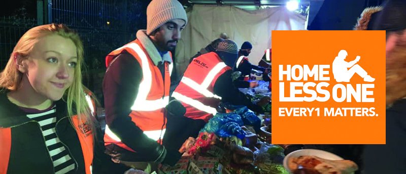 Homeless One charity logo - Clear House supports homeless services