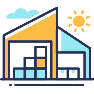 Shop clearance service icon - retail premises clearance