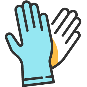 Fast and friendly flat clearance service icon