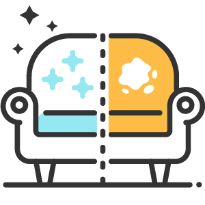 Office clearance service icon - furniture and equipment removal